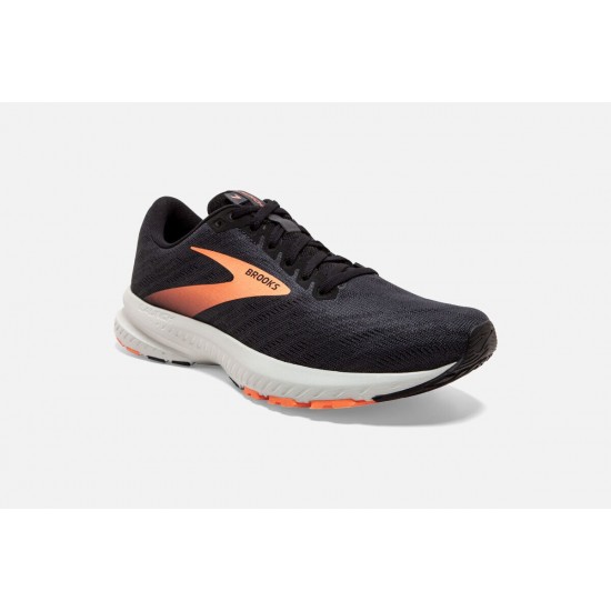 Brooks Launch 7 Ebony/Black/Cantaloupe CA2843-967 Women