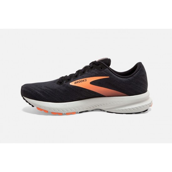 Brooks Launch 7 Ebony/Black/Cantaloupe CA2843-967 Women