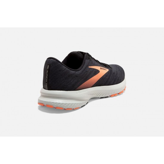 Brooks Launch 7 Ebony/Black/Cantaloupe CA2843-967 Women