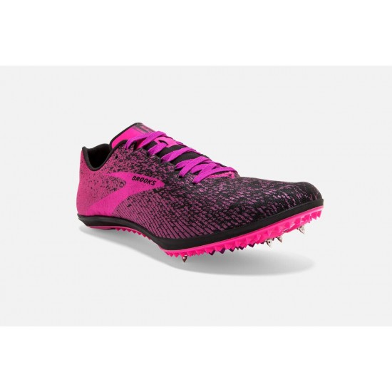 Brooks Mach 19 Track Spikes Black/Hollyhock/Pink CA0736-142 Women