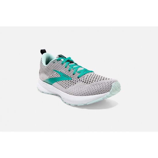 Brooks Revel 4 Grey/Fair Aqua/Black CA0924-635 Women