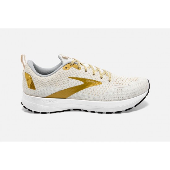 Brooks Revel 4 White/Gold CA0592-467 Women