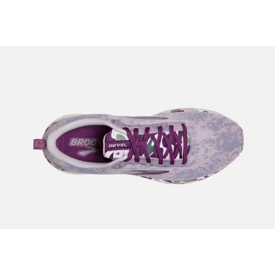 Brooks Revel 4 White/Wood Violet/Iris CA1603-725 Women