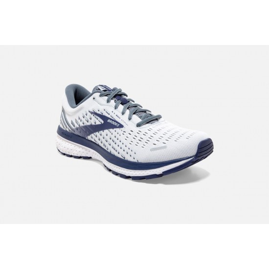 Brooks Ghost 13 White/Grey/Deep Cobalt CA7526-803 Men