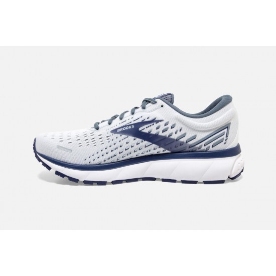 Brooks Ghost 13 White/Grey/Deep Cobalt CA7526-803 Men