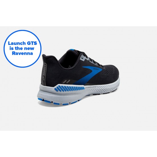 Brooks Launch GTS 8 Black/Grey/Blue CA5042-187 Men