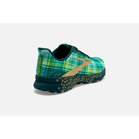 Brooks Launch 8 Fern Green/Metallic Gold/Deep Teal CA8605-279 Women