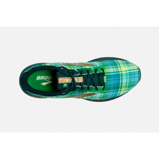 Brooks Launch 8 Fern Green/Metallic Gold/Deep Teal CA8605-279 Women