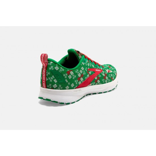 Brooks Revel 4 Jolly Green/Red/Bright White CA8490-723 Women